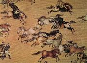 unknow artist Emperor Qianlong on the trip China oil painting reproduction